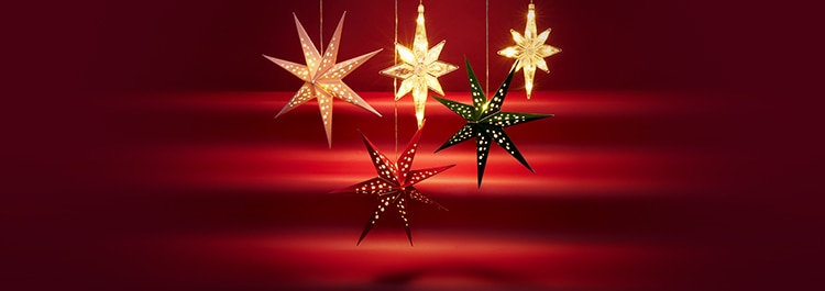Funkelnde Weihnachtsdeko