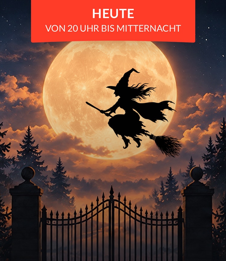 -50% Halloween-Rabatt