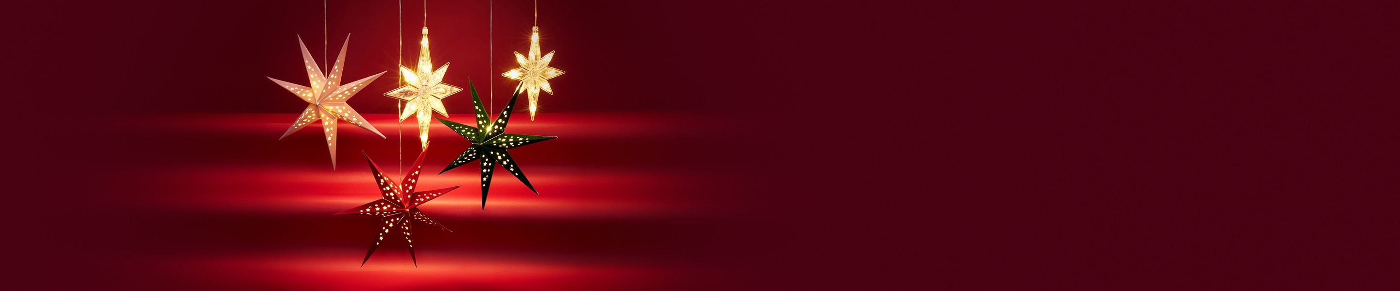 Funkelnde Weihnachtsdeko