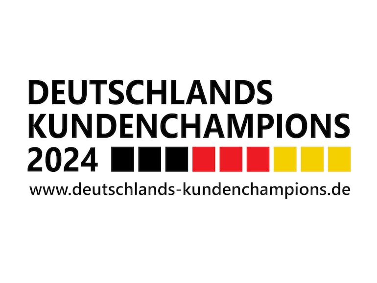 Wir sind "Deutschlands Kundenchampions 2024"
